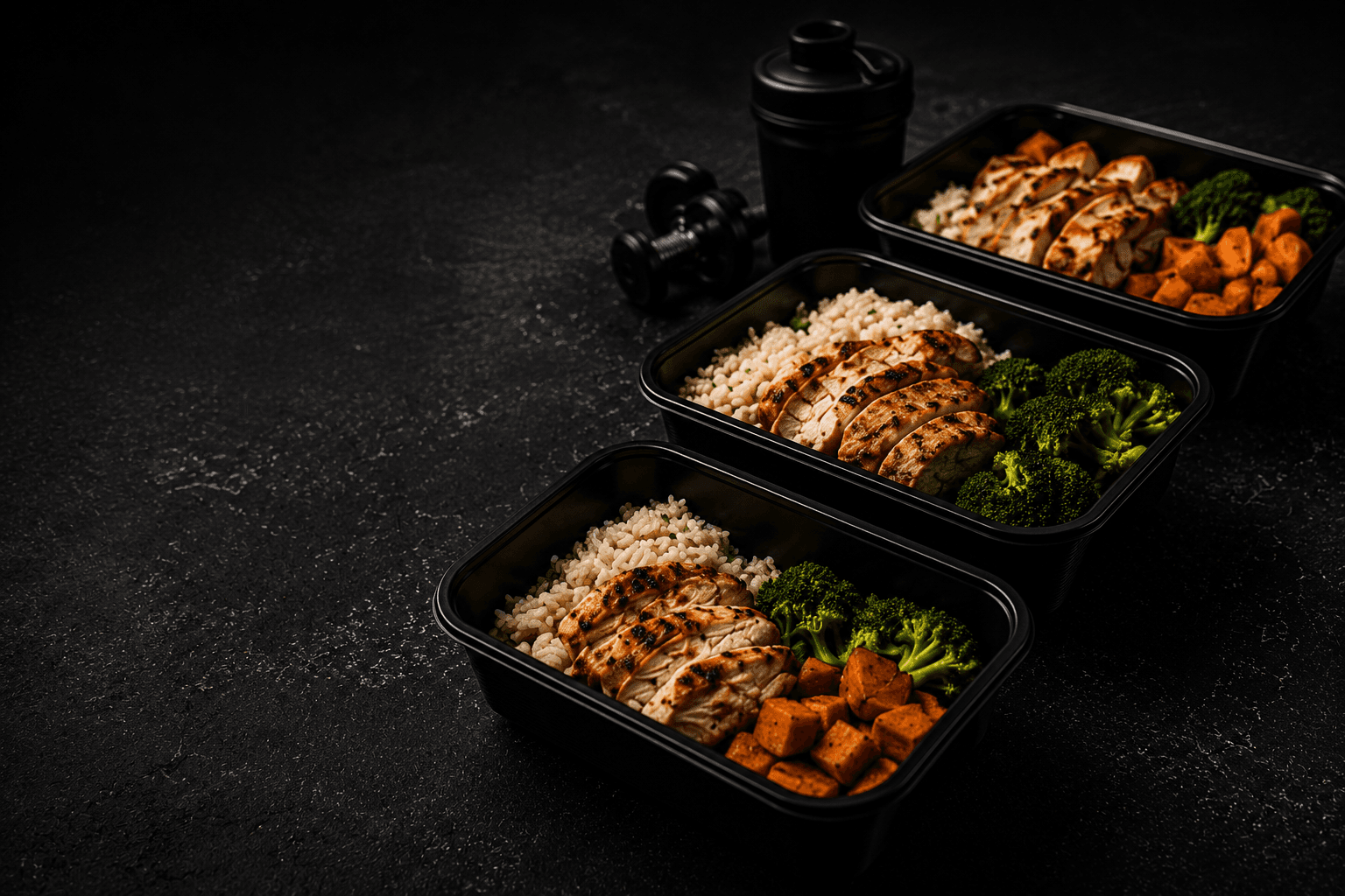 Meal prep background